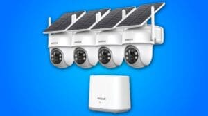 Outdoor Wireless Security Camera System with 4 Cameras