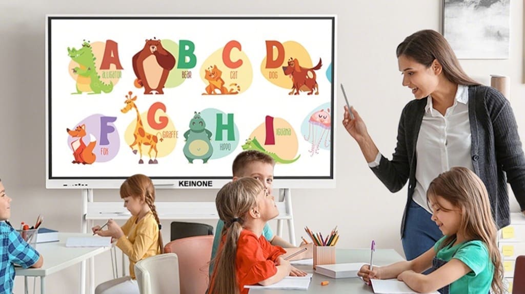 KEINONE 75" Smart Board - Interactive Smartboard for Classrooms