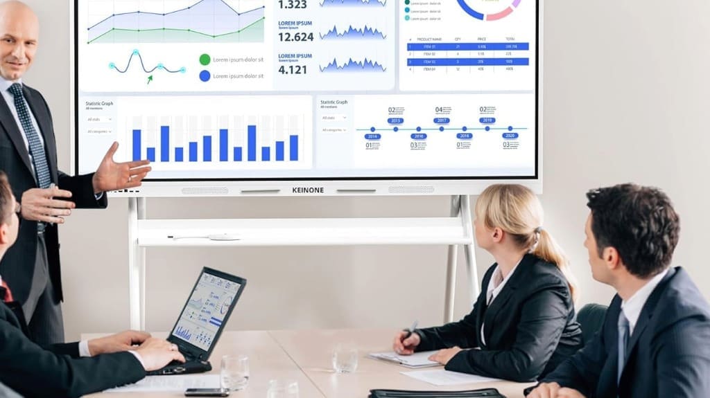 KEINONE 75" Smart Board - Interactive Smartboard for the Office